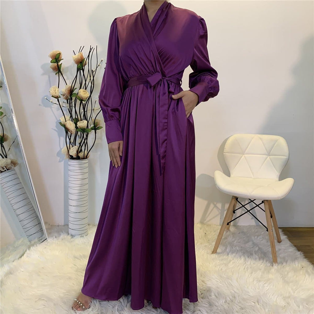 Satin Abaya Dress | Arabian Boutique