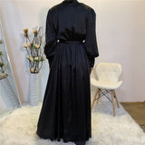Satin Abaya Dress - Arabian Boutique