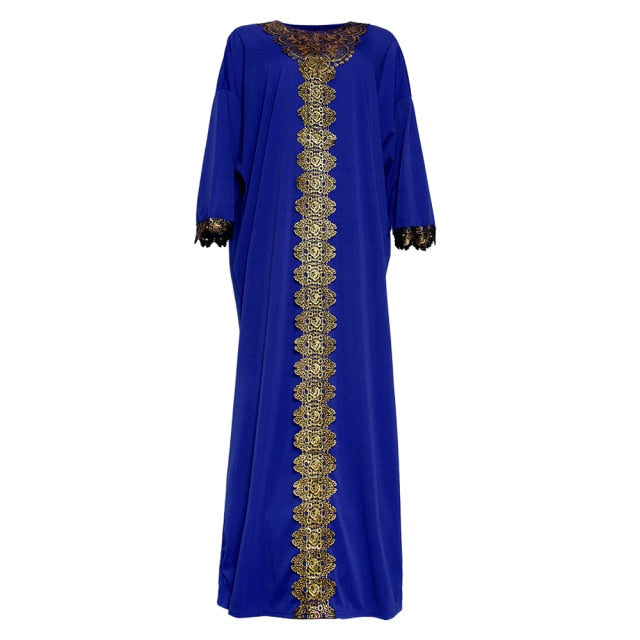 Woven Evening Dress/Abaya Plus Size with 3 colors - Arabian Boutique