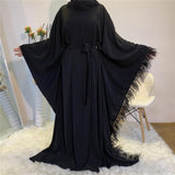 Robe Djellaba Femme Vestidos Kaftan Dubai Abaya Turkey Muslim Fashion Hijab Dress Islam Clothing Dresses Abayas For Women Caftan - Arabian Boutique