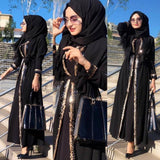 Embellished Open Abaya - Arabian Boutique
