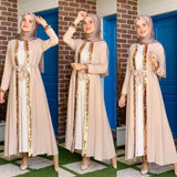Embellished Open Abaya - Arabian Boutique