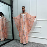 Kaftan Dubai Abaya Kimono Cardigan Hijab Muslim Dress African Dresses For Women Pakistani Caftan Marocain Qatar Islam Clothing - Arabian Boutique