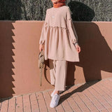 Turkey Semi-Formal Two-piece Sets Hijab Dress - Arabian Boutique