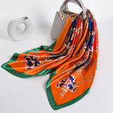 Women Silk Square Scarf Lady Bandana Head Wrap Shawl Satin Foulard Female Large Hijab Neckerchief Scarves Pashmina 2021 Headband - Arabian Boutique