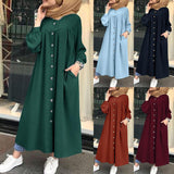 Button Up Front Plus Size Abaya For Sale | Arabian Boutique