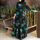 Plus Size Abaya-5-Solid Colors, 5-print-Casual and Loose - Arabian Boutique