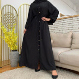 Abaya Dress With Collar - Arabian Boutique