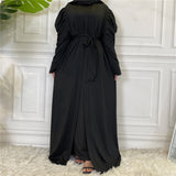 Empress Pleated Abaya (Inner Abaya Included) - Arabian Boutique