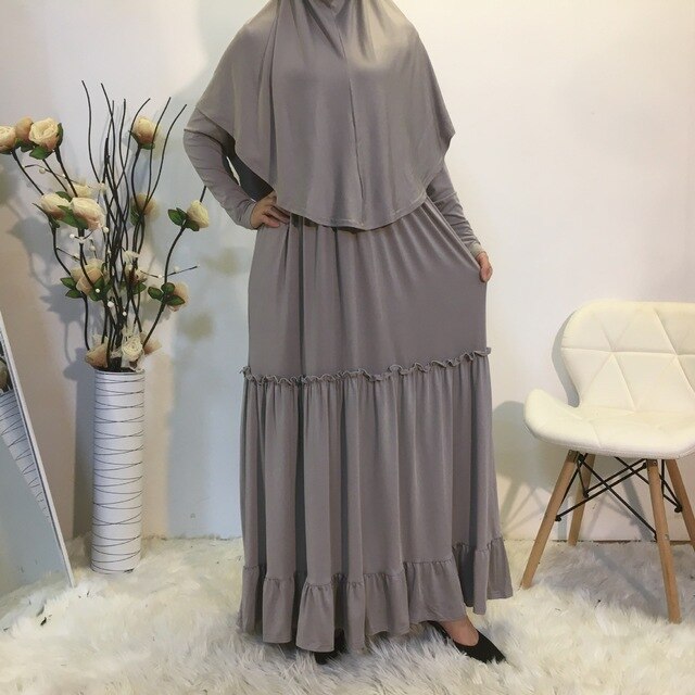 Pleated Khimar Jilbab Prayer Hijab - Muslim Scarf - Islamic Hijab Scarf | Arabian Boutique