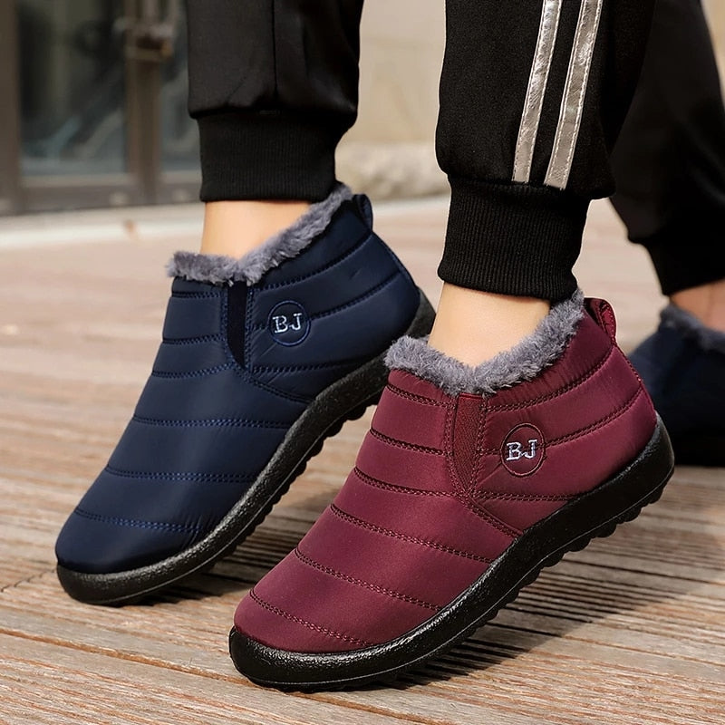 Red and Blue Comfortable and Waterproof Boot