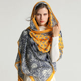Elegant Winter Head Wrap Muslimah Pashmina Scarf - Muslim Scarf - Islamic Hijab Scarf | Arabian Boutique