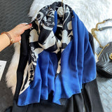 Elegant Winter Cotton Scarf For Women Shawls and Scarves Hijab Head Wraps Luxury Headscarf Pashmina Foulard Neckerchief Female - Arabian Boutique